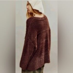 #194- Free People Harrison Bunny Crew Sweater